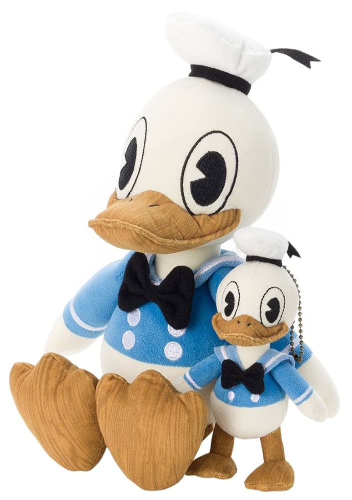 Amazon.co.jp: ディズニー レトロ ぬいぐるみ ドナルド 座高23cm
